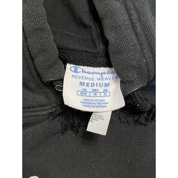 Champion Reverse Weave City Pack Hoodie International‎ Chain Script Black Red - Picture 7 of 9